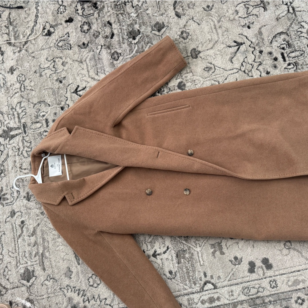 Aritzia Tan Slouch Coat